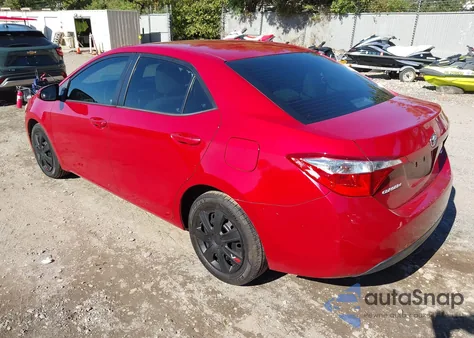 2016 Toyota Corolla Le z USA, uszkodzony, nr VIN 5YFBURHE1GP562653